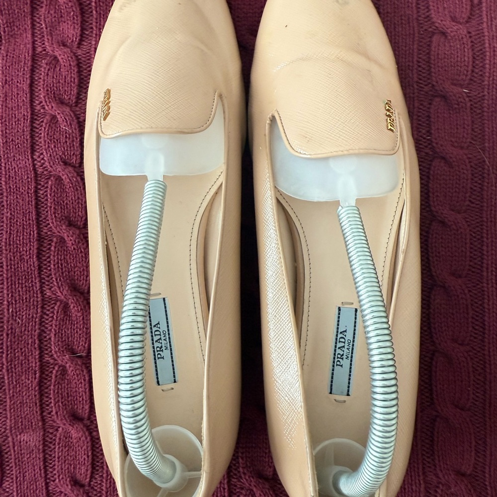 Prada Women's Tan Loafers